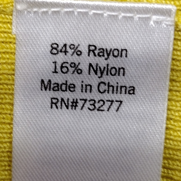 NWT Evri Ribbed Sweatshirt Women's 2X Yellow Casual Retro 90s Y2K Minimalist - Picture 10 of 10